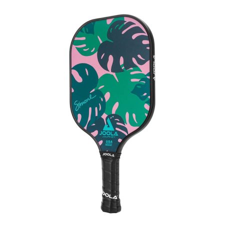 JOOLA Journey Monstera Leaves Lightweight Fiberglass Graphite Pickleball Paddle/Racket, For Adults & Kids