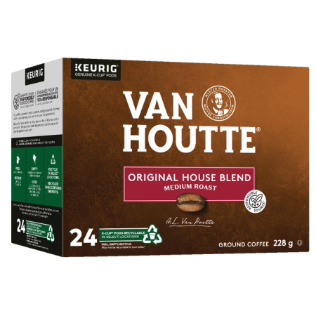 Keurig Van Houtte Original House Blend Medium Roast K-Cup® Coffee Pods, 228-g, 24-pk