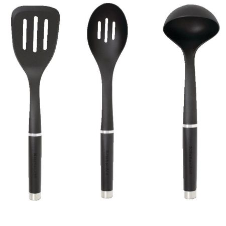 KitchenAid Gourmet Nylon Tool Set, Black, 5-pc