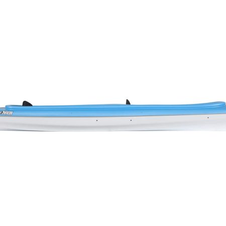 Pelican 136T Tandem 2-Person Kayak, Cyan/White, 13.6-ft