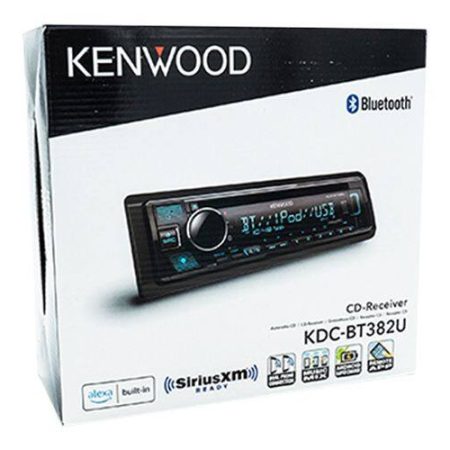 KENWOOD KDC-BT382U CD Car Entertainment Receiver with Bluetooth & Colour Display