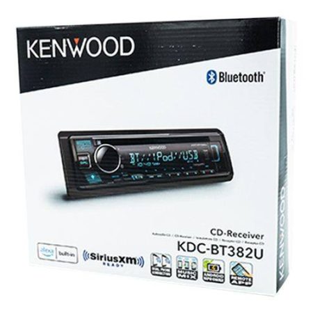 KENWOOD KDC-BT382U CD Car Entertainment Receiver with Bluetooth & Colour Display