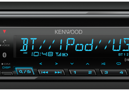 KENWOOD KDC-BT382U CD Car Entertainment Receiver with Bluetooth & Colour Display