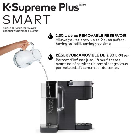 Keurig K-Supreme Plus SMART Single Serve K-Cup Pod Coffee Maker With Connected Capabilities