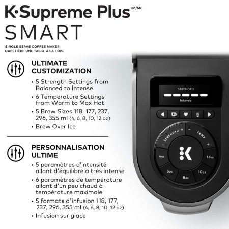 Keurig K-Supreme Plus SMART Single Serve K-Cup Pod Coffee Maker With Connected Capabilities