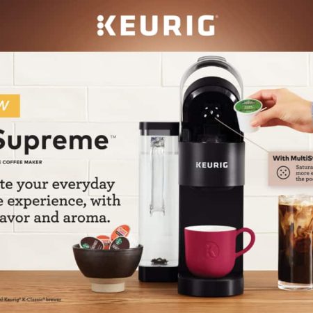 Keurig® K-Supreme Single Serve Coffee Maker, Black