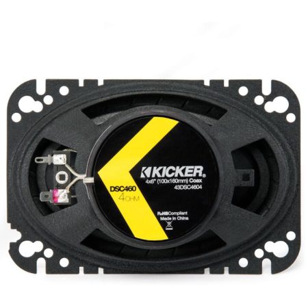 Kicker DSC460 DS Series Coaxial Car Speakers, Pair, 4-in x 6-in