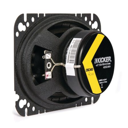 Kicker DSC460 DS Series Coaxial Car Speakers, Pair, 4-in x 6-in