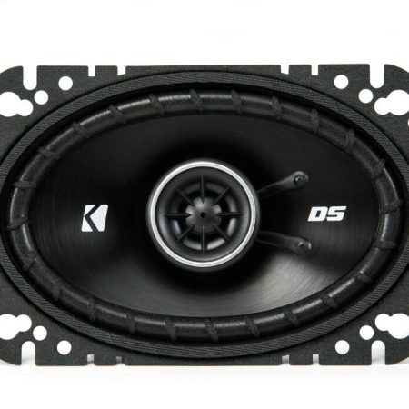 Kicker DSC460 DS Series Coaxial Car Speakers, Pair, 4-in x 6-in