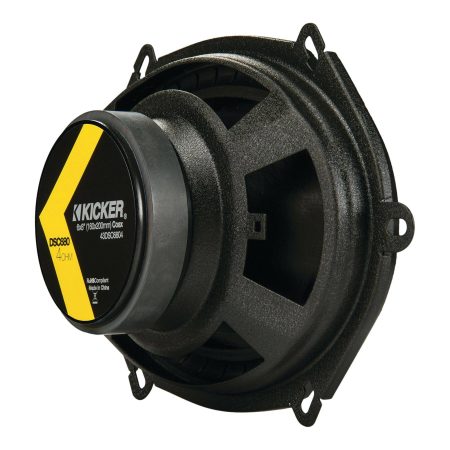 Kicker DSC680 Coaxial 200W Car Speakers, 6-in x 8-in