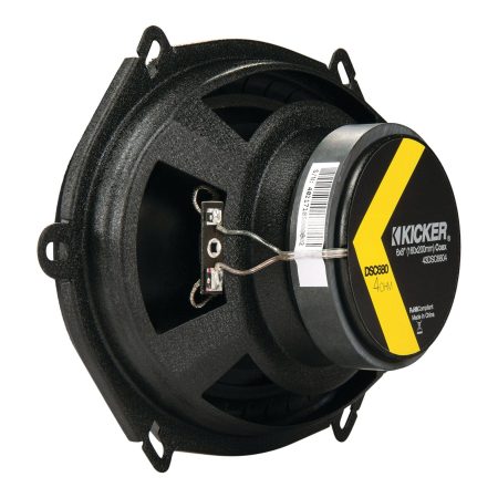 Kicker DSC680 Coaxial 200W Car Speakers, 6-in x 8-in