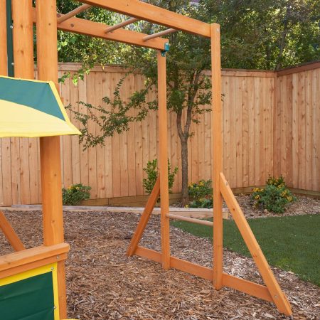 KidKraft Brightside Outdoor Cedar Lumber/Wooden Play Centre, Kids Ages 3-10