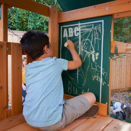 KidKraft Brightside Outdoor Cedar Lumber/Wooden Play Centre, Kids Ages 3-10