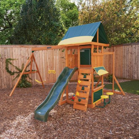 KidKraft Brightside Outdoor Cedar Lumber/Wooden Play Centre, Kids Ages 3-10