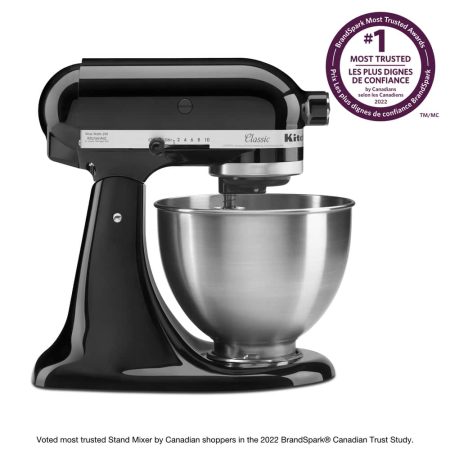 KitchenAid® 4.5 Quart Classic Series Tilt-Head Stand Mixer, Onyx Black