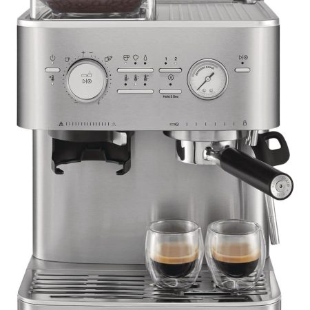 Kitchen Aid Fully Automatic Espresso Machine with Grinder, Stainless Steel