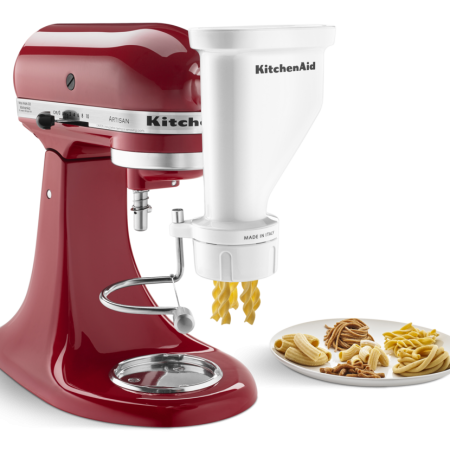 KitchenAid® Gourmet Pasta Press Stand Mixer Attachment w/ 6 Change Discs