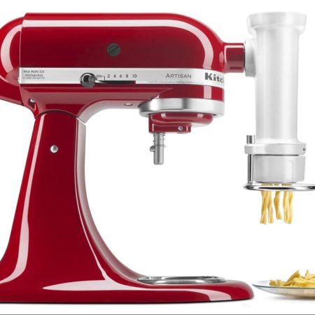 KitchenAid® Gourmet Pasta Press Stand Mixer Attachment w/ 6 Change Discs