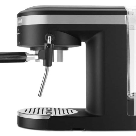 Kitchen Aid Semi Automatic Espresso Machine with Steam Wand, Black