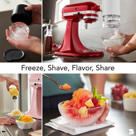 KitchenAid® Shaved Ice Stand Mixer Attachment, Compatible with all KitchenAid® Stand Mixers