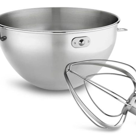 KitchenAid® 3-Qt. Stainless Steel Bowl & Combi-Whip for Bowl Lift Stand Mixer