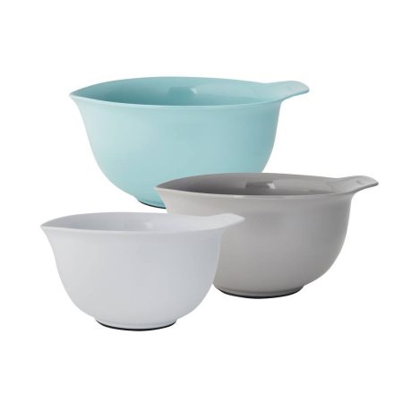 KitchenAid® Plastic Mixing Bowl Set with Non-Slip Base, Assorted Sizes, 3-pc