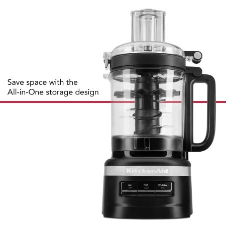 KitchenAid® Food Processor Plus Black Matte, 9 Cups