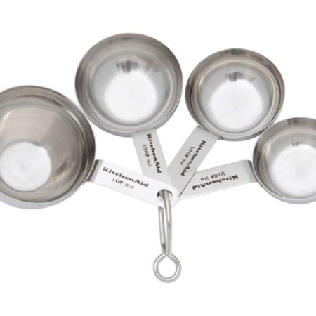 KitchenAid Stainless Steel Measuring Cups, 4-pc