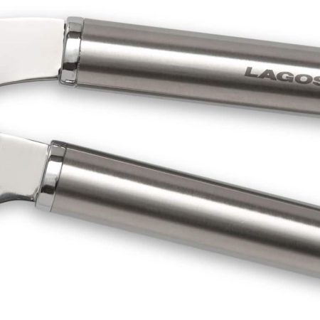 Lagostina Stainless Steel Garlic Press, 8-in