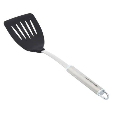 Lagostina Stainless Steel Slotted Turner with Nylon Head