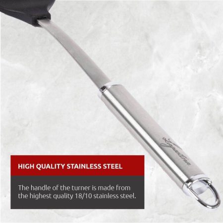 Lagostina Stainless Steel Solid Turner with Nylon Head