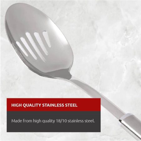 Lagostina Stainless Steel Slotted Spoon 13,44-in