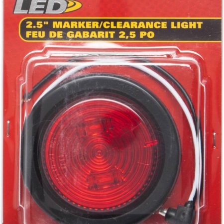 Optronics LED Marker/Clearance Light, Red, 2.5-in