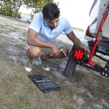 Optronics LED Submersible Trailer Light Kit with Mounting Hardware for Width Under 80-in