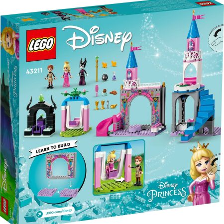 LEGO® Disney Aurora’s Castle Building Toy Set - 43211, 187-pcs, Ages 4+