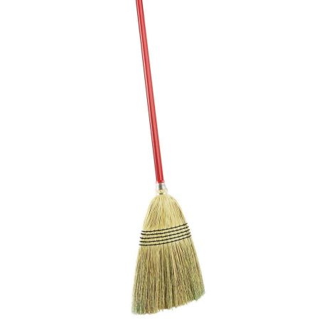 Libman Heavy Duty Extra Wide Corn Broom with Steel Handle