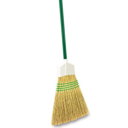 Libman Regular Light Duty Corn Broom with Steel Handle