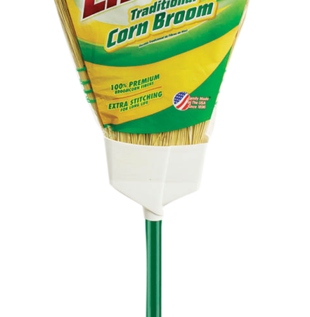 Libman Regular Light Duty Corn Broom with Steel Handle