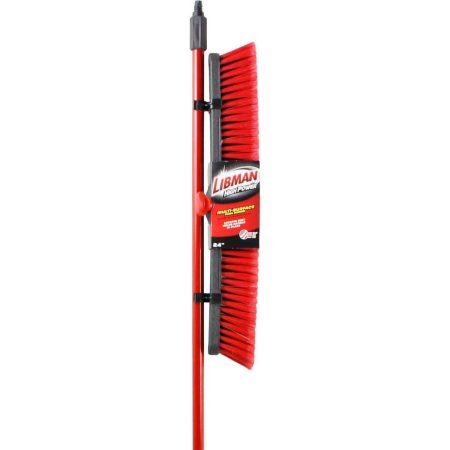 Libman Multi-Surface Push Broom, 24-in