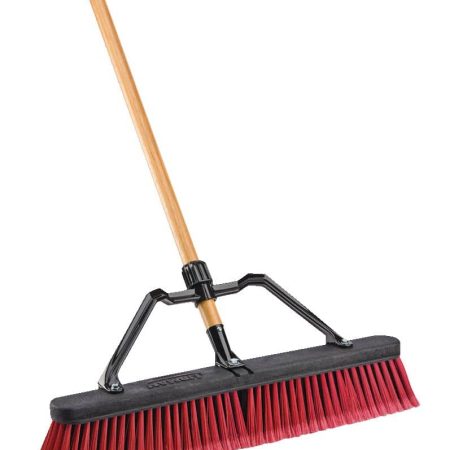 Libman Multi-Surface Heavy-Duty Push Broom, 24-in