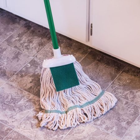 Libman Multi-Surface Reusable Cotton Wet Deck Mop, Jumbo