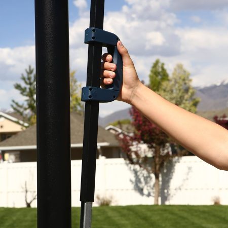 Lifetime Portable Adjustable Basketball Backboard, Hoop & Net System, 52-in