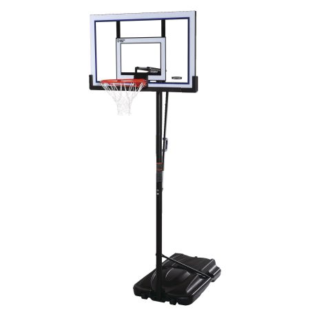 Lifetime Portable Adjustable Basketball Backboard, Hoop & Net System, 52-in