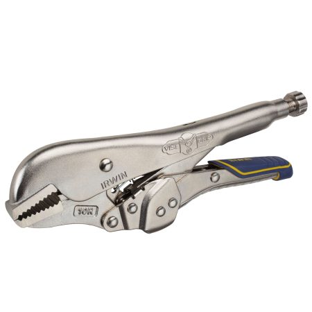 IRWIN 102L3 Vise-Grip 10R Straight-Jaw Pliers, 1-7/8-in Jaw Capacity, 10-in