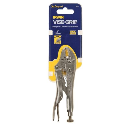 IRWIN 902L3 Vise-Grip 5WR Curved-Jaw Pliers, 1-1/8-in Jaw Capacity, 5-in