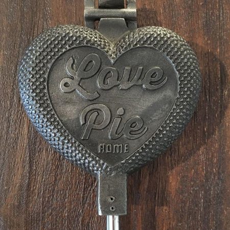 Rome Cast Iron Love Pie Iron with Wood Handle, 28-in