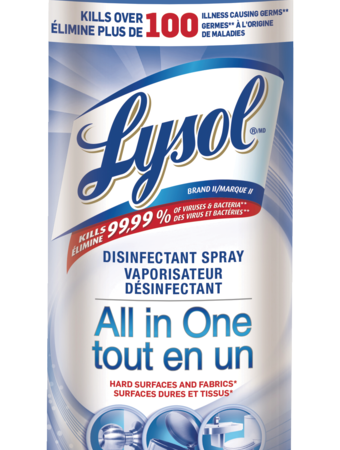 Lysol All-In-One Disinfectant Spray, 539-g, Assorted Scents