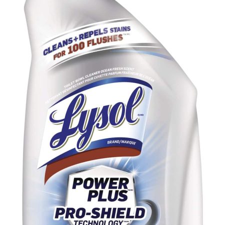 Lysol Power Plus Toilet Bowl Cleaner, Assorted Scents, 940-mL