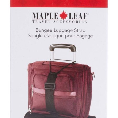 Maple Leaf Adjustable Travel Luggage/Suitcase Bungee Strap