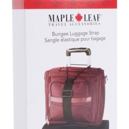 Maple Leaf Adjustable Travel Luggage/Suitcase Bungee Strap